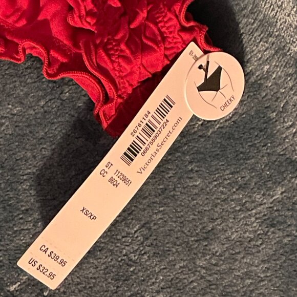 Victoria's Secret, Strappy Back, Full Coverage Top & Cheeky Bikini, NEW! - Picture 5 of 9